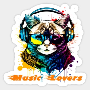 Music Lovers Sticker